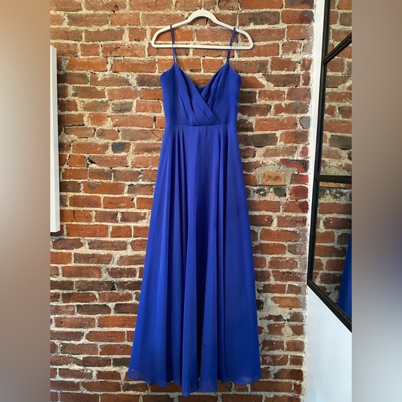 Brideside Royal Blue Bridesmaids Dress - Picture 1 of 2